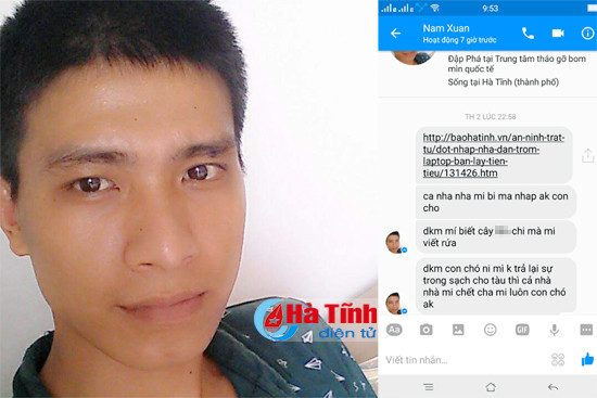 truy tim doi tuong nhan tin lang ma de doa can bo dai huyen