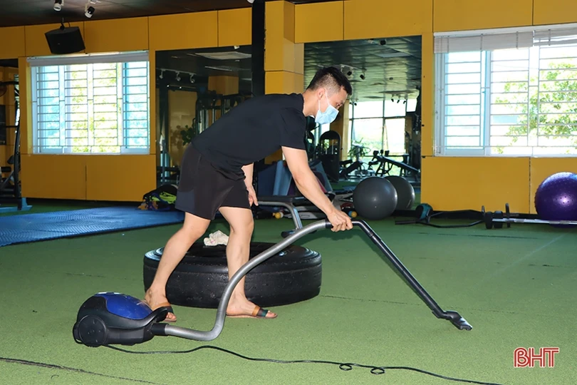 Phòng tập gym, spa ở Hà Tĩnh tuân thủ 5K sau khi được phép hoạt động trở lại