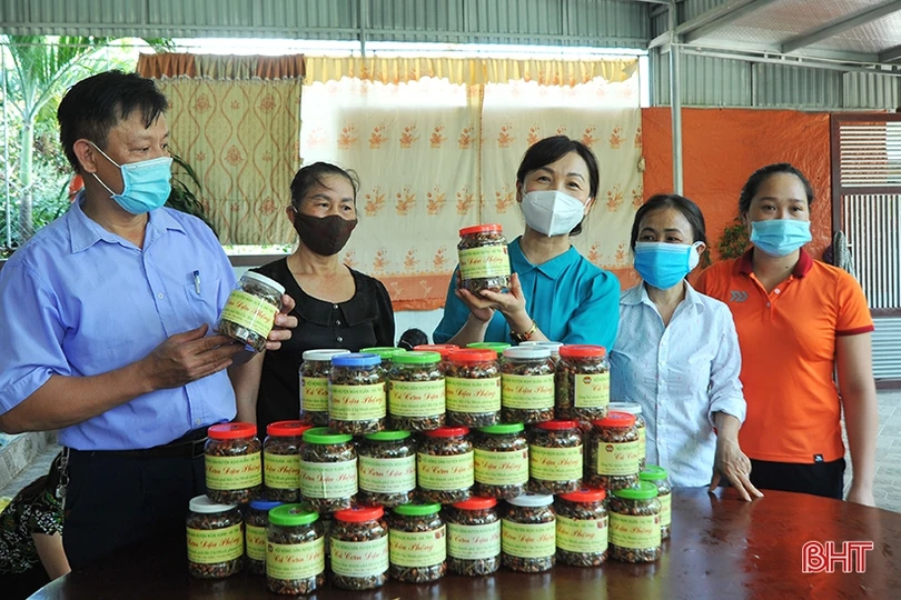 Nông dân Hà Tĩnh nhanh tay làm thực phẩm gửi đồng bào miền Nam 