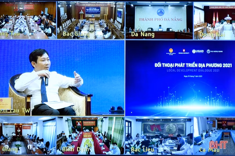 Hà Tĩnh tham gia diễn đàn trực tuyến toàn quốc “Đối thoại phát triển địa phương 2021”