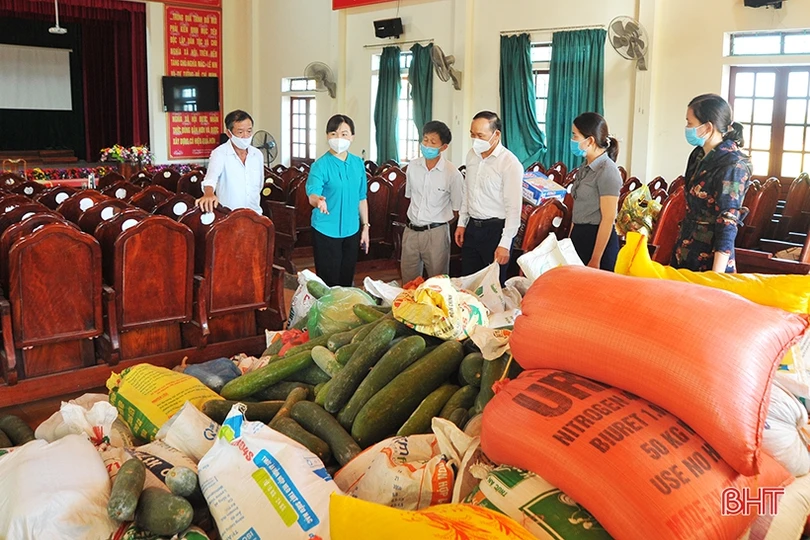 Nông dân Hà Tĩnh nhanh tay làm thực phẩm gửi đồng bào miền Nam 