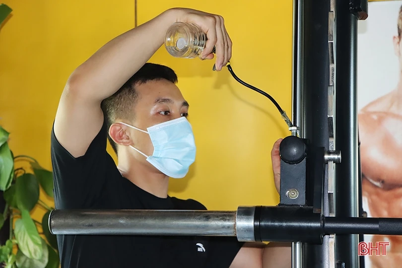 Phòng tập gym, spa ở Hà Tĩnh tuân thủ 5K sau khi được phép hoạt động trở lại