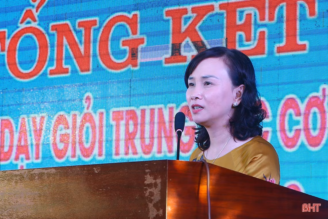 Hà Tĩnh tuyên dương 173 giáo viên trung học cơ sở dạy giỏi