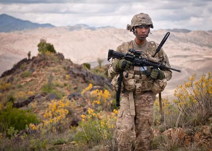 can canh binh si my tuan tra dam bao an ninh o afghanistan