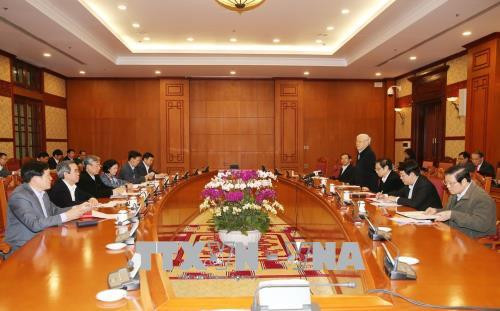 ban bi thu danh gia ket qua to chuc tet nguyen dan mau tuat 2018