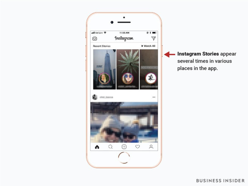 Tiện ích "Story" trên Instagram. mang xa hoi instagram facebook twitter da gay nghien ban bang chieu tro gi