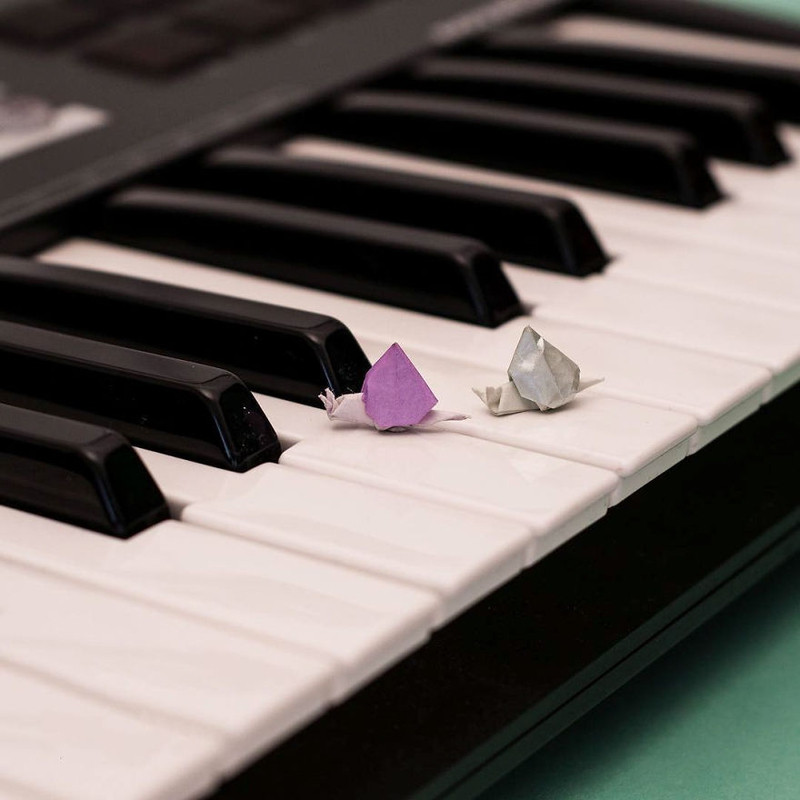 chang trai dam me gap giay origami moi ngay