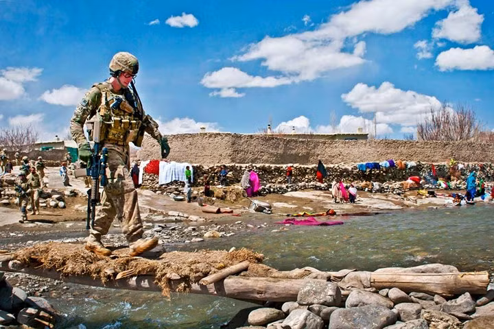 can canh binh si my tuan tra dam bao an ninh o afghanistan