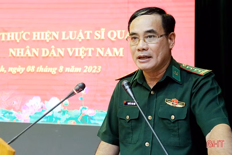 Hà Tĩnh kiến nghị sửa đổi, bổ sung một số nội dung Luật Sĩ quan QĐND Việt Nam