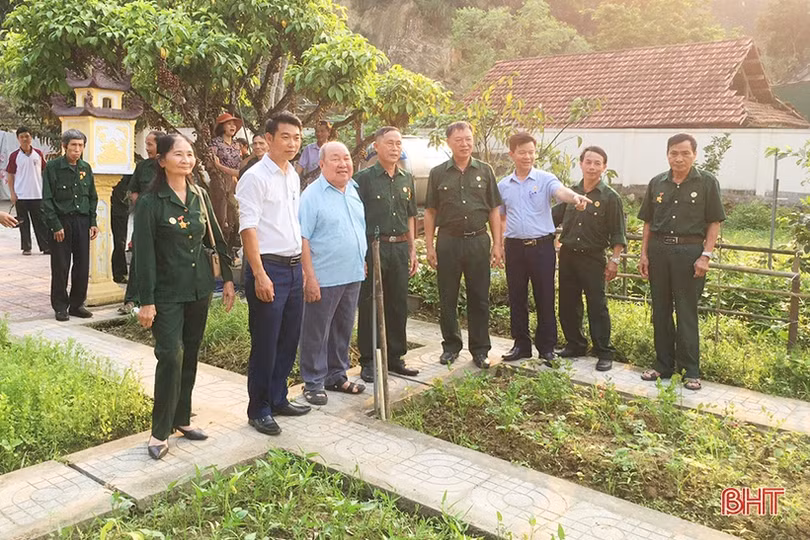 Màu áo cựu chiến binh “làm xanh” các khu dân cư nông thôn mới
