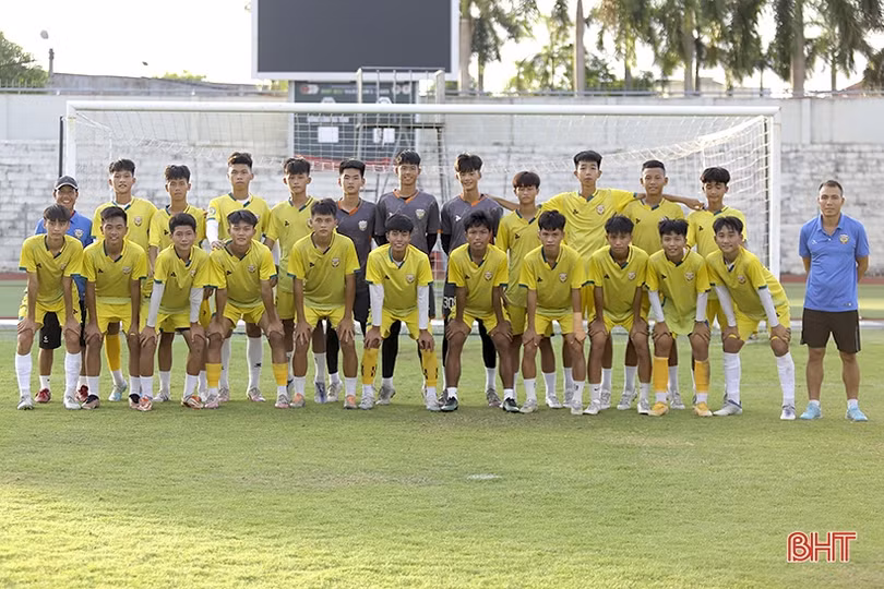 U15 Hồng Lĩnh Hà Tĩnh quyết tâm tạo bất ngờ tại vòng chung kết quốc gia