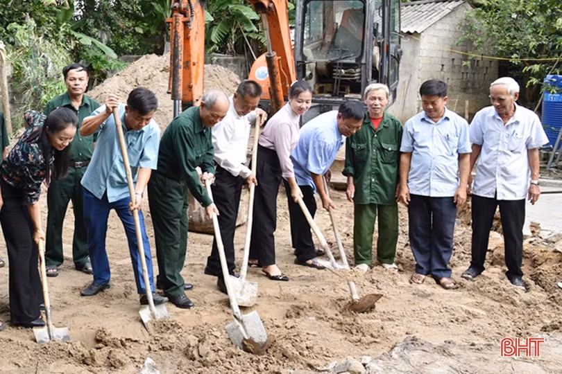 Lộc Hà xây dựng nhà kiên cố hỗ trợ hộ nghèo “an cư” 