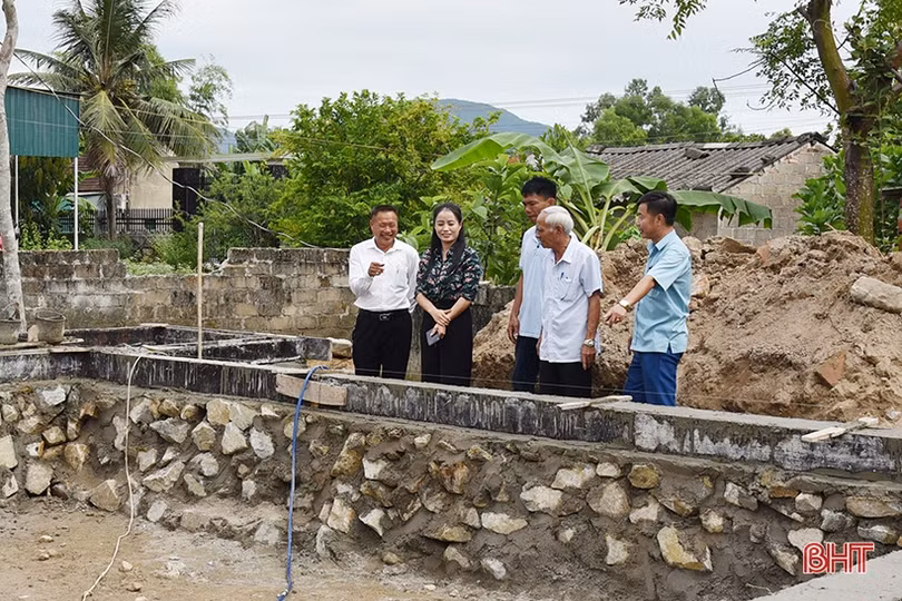 Lộc Hà xây dựng nhà kiên cố hỗ trợ hộ nghèo “an cư” 