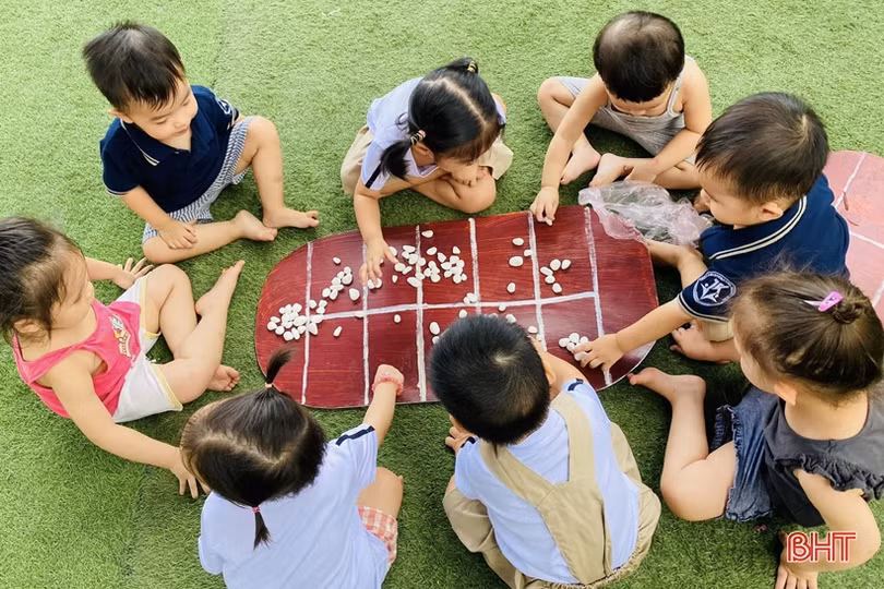 Hấp dẫn các hoạt động ngoại khóa ở Trường Mầm non Trung Kiên