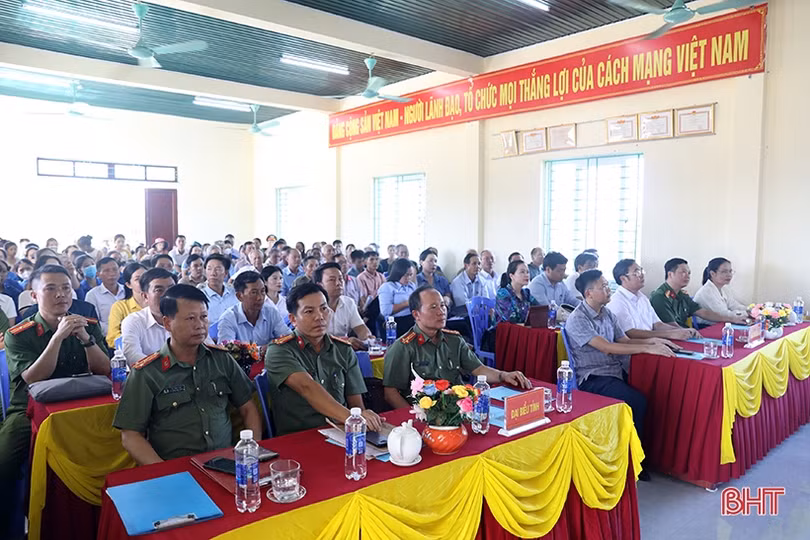 Tổ chức điểm “Ngày hội bảo vệ an ninh Tổ quốc” tại TX Kỳ Anh