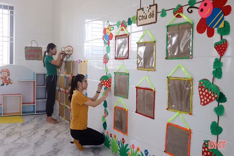 Tập trung tân trang trường lớp, sẵn sàng chào năm học mới