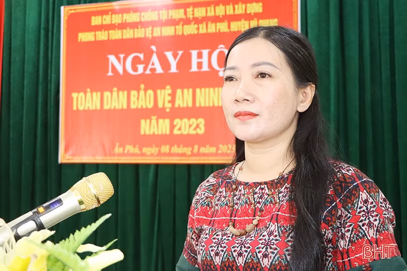 Vũ Quang tổ chức điểm “Ngày hội toàn dân bảo vệ an ninh Tổ quốc”