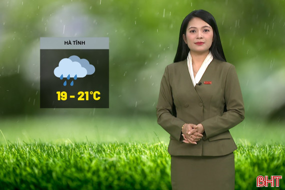 Dự báo thời tiết Hà Tĩnh ngày 5/12: Mưa rải rác, trời rét