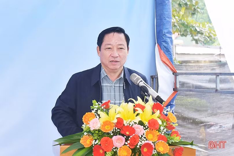 Khởi công xây dựng công trình nhà học bộ môn Trường THPT Hương Khê