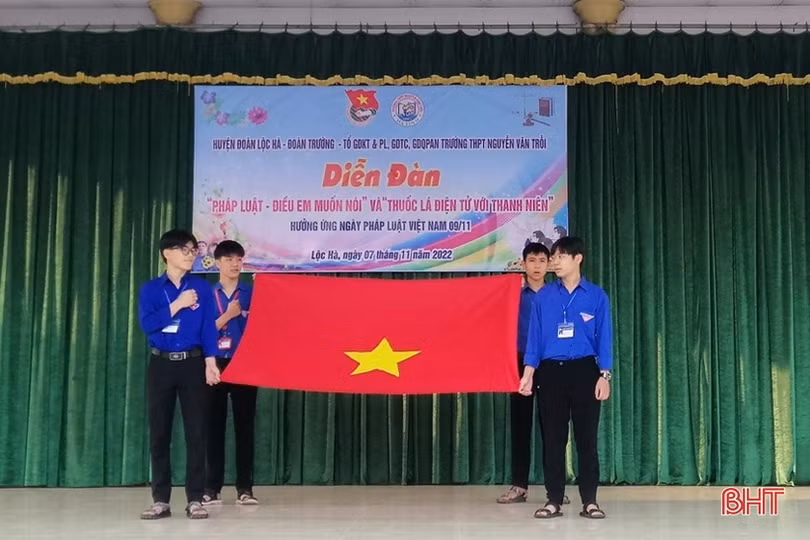 Xây dựng môi trường không khói thuốc ở Lộc Hà