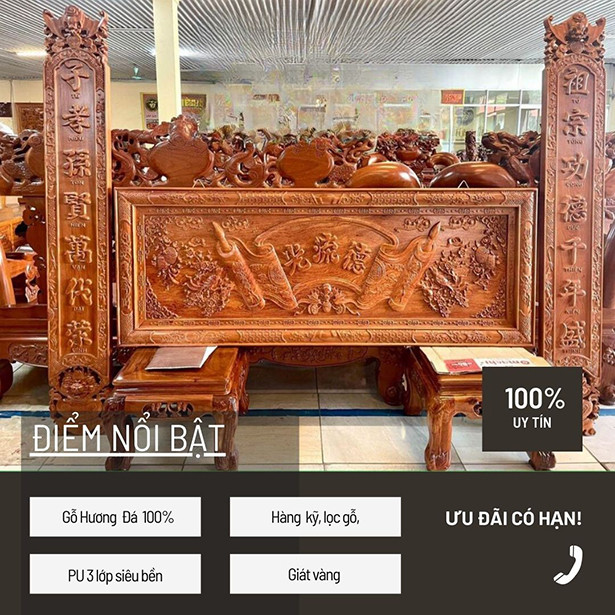 Top 4 mẫu hoành phi câu đối gỗ đẹp & thịnh hành nhất