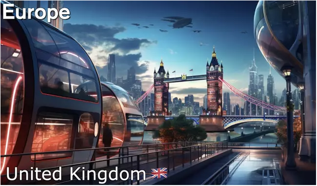 Ngỡ ngàng hình ảnh một số quốc gia tương lai được mô phỏng bởi AI