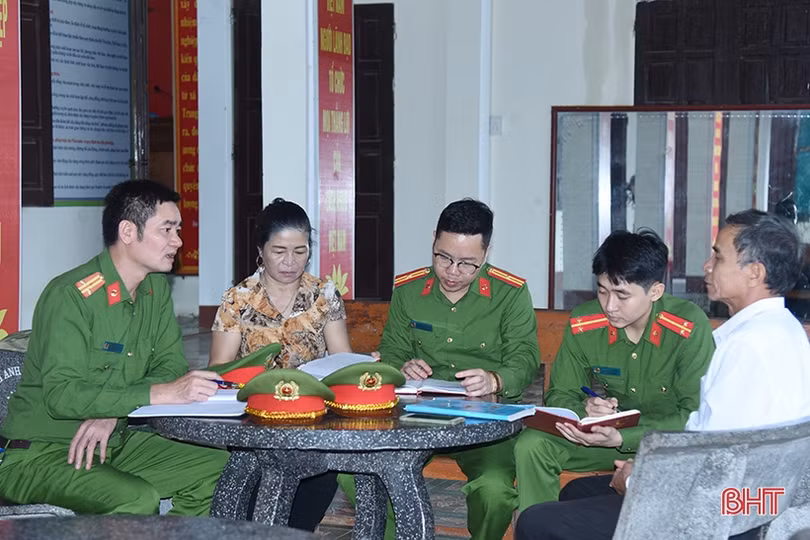 Dấu ấn công an chính quy về xã ở cửa ngõ phía Nam Hà Tĩnh