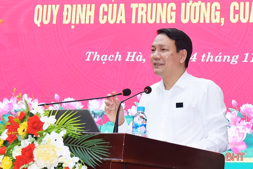 Thạch Hà quán triệt, tuyên truyền các nghị quyết, quy định của các cấp