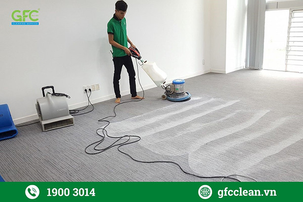 Dịch vụ giặt thảm văn phòng chuyên nghiệp, giá cả phải chăng - GFC CLEAN