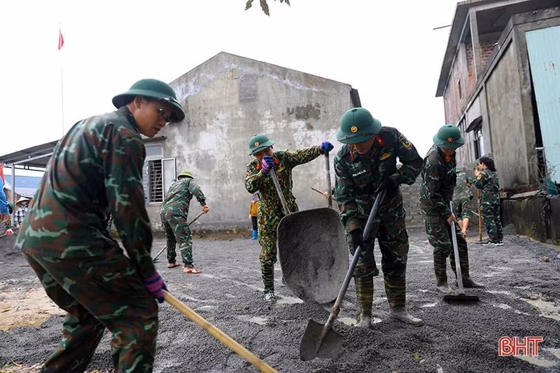 Khởi công nhiều công trình nông thôn mới tại thôn giáo Kỳ Hà