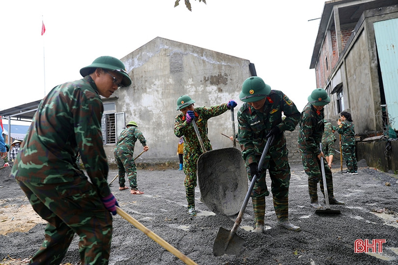 Khởi công nhiều công trình nông thôn mới tại thôn giáo Kỳ Hà