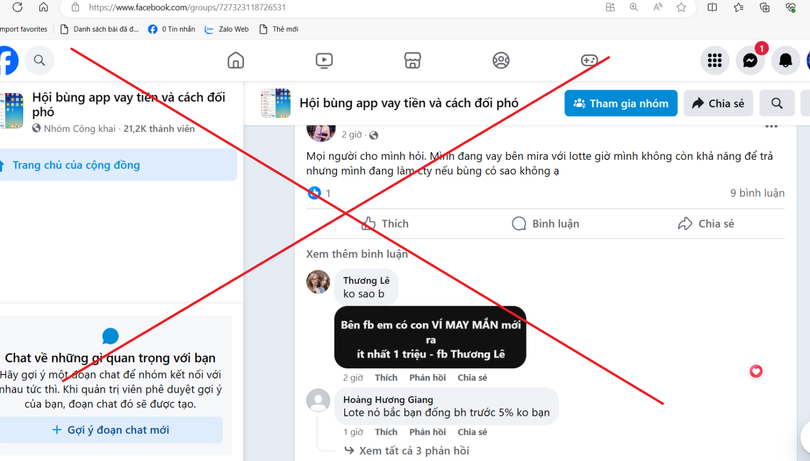 Ẩn hoạ từ những hội nhóm tiêu cực trên mạng xã hội