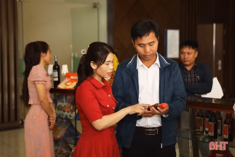 Thị xã Kỳ Anh đưa sản phẩm OCOP lên kệ nhà hàng, khách sạn