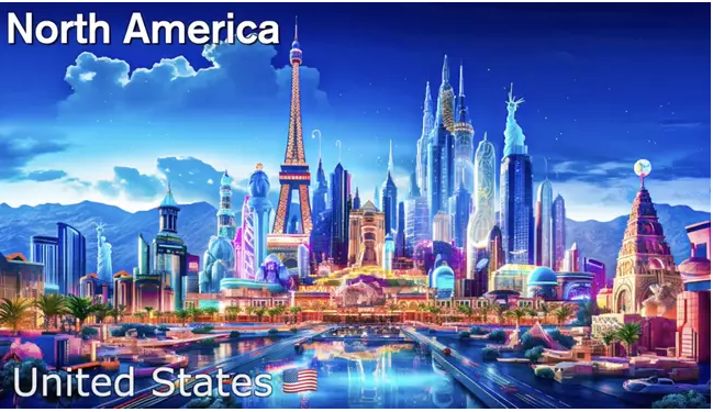 Ngỡ ngàng hình ảnh một số quốc gia tương lai được mô phỏng bởi AI