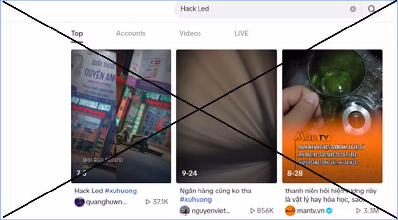 Bảng LED tại nhiều địa phương bị tấn công, thay đổi nội dung