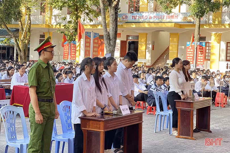 Phiên tòa giả định - án giả, hiệu quả thật