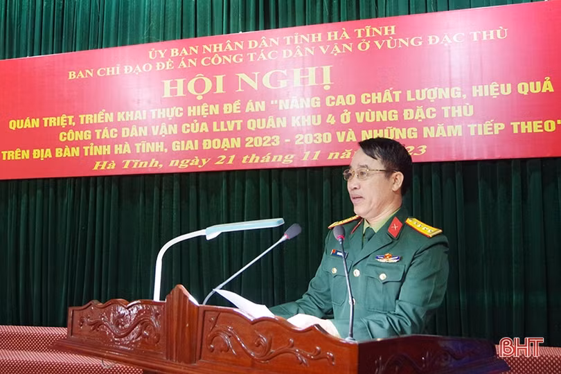 Thực hiện có hiệu quả đề án nâng cao chất lượng công tác dân vận của LLVT ở vùng đặc thù