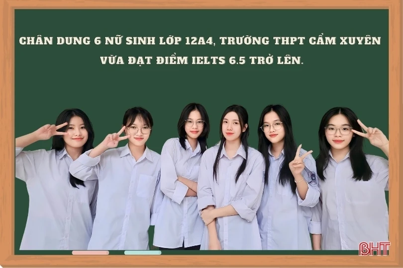 6 học sinh cùng lớp đạt IELTS 6.5 trở lên ngay lần thi đầu tiên