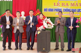 Ra mắt mô hình "Phòng, chống bạo lực gia đình" ở xã Cổ Đạm