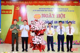 Can Lộc tổ chức điểm “Ngày hội toàn dân bảo vệ an ninh Tổ quốc”