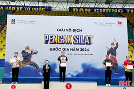 Hà Tĩnh giành 4 huy chương tại Giải Vô địch Pencak silat quốc gia