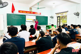 Biệt phái giáo viên - giải pháp tháo gỡ khó khăn cho các trung tâm GDNN-GDTX Hà Tĩnh