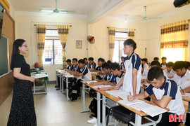 Học sinh, giáo viên Hà Tĩnh hứng khởi với mô hình học 2 buổi/ngày