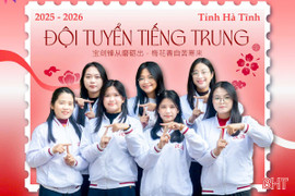Lần đầu tham dự, đội tuyển tiếng Trung Hà Tĩnh giành 3 giải Kỳ thi Học sinh giỏi quốc gia