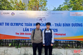 Nam sinh Hà Tĩnh lọt top điểm cao nhất Việt Nam tại Olympic Toán học châu Á – Thái Bình Dương