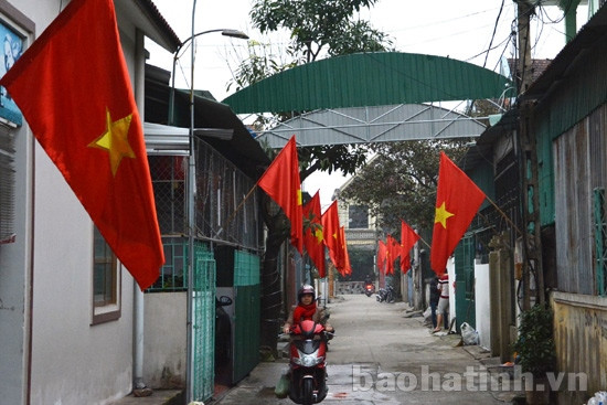 Thành phố Hà Tĩnh trang hoàng đón tết ảnh 3