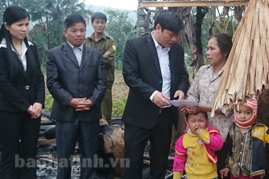 Chập điện, một nhà dân ở Vũ Quang bị thiêu rụi ảnh 1