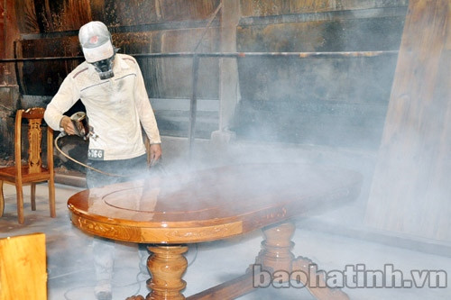 Ô nhiễm phun sơn ở làng mộc (bài cuối): Gian nan tìm lời giải ảnh 1 Ô nhiễm phun sơn ở làng mộc (bài cuối): Gian nan tìm lời giải ảnh 1