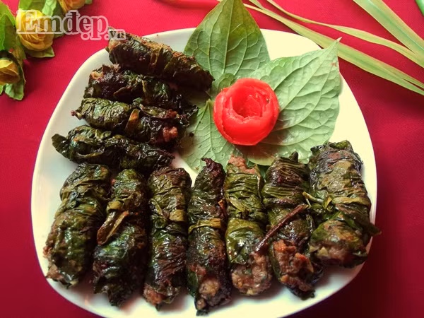 cach lam bo nuong la lot la mieng chong khen ngon con me tit