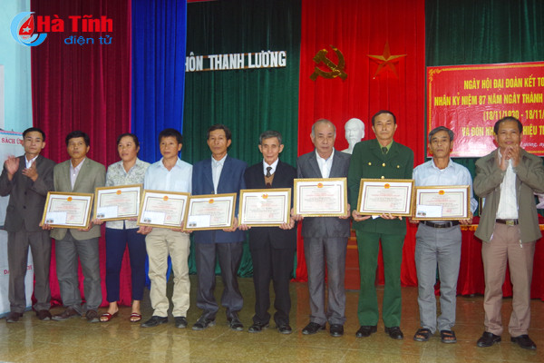 pho chu tich hdnd tinh du ngay hoi dai doan ket tai thach ha